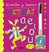 ESCRIBO Y BORRO. LETRAS (CON IMANES)