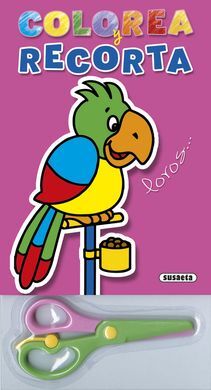 LOROS (COLOREA Y RECORTA)