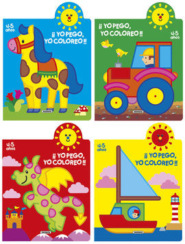 ¡YO PEGO, YO COLOREO! 4-5 AÑOS