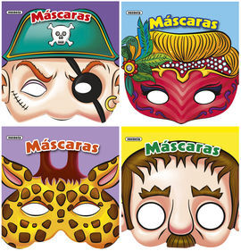 MASCARAS DE PAPEL (4 TIT.)