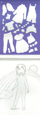 DISEÑA TUS MUÑECAS FASHION CON  PLANTILLAS