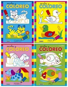 ESCRIBO Y COLOREO 4 TIT.