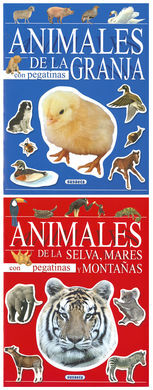 ANIMALES CON PEGATINAS 2 TIT.