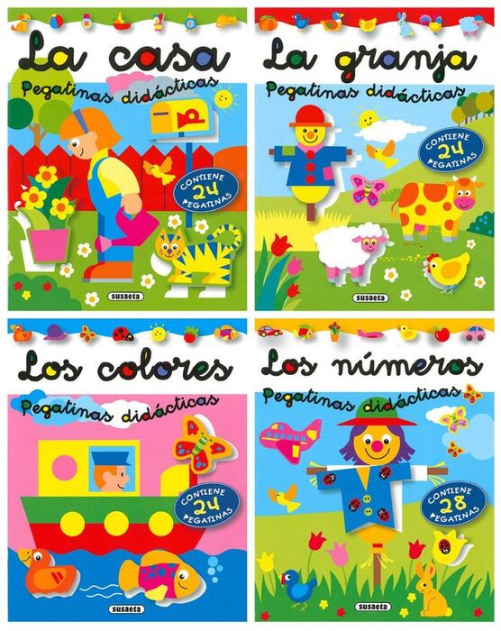 PEGATINAS DIDACTICAS 4 TIT.