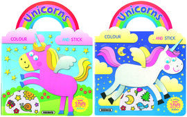 UNICORNS TO PAINT AND PASTE   LOTE DE 4 EJEMPLARES