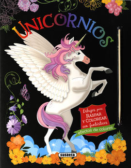 UNICORNIOS. DIBUJOS P/RASPAR Y