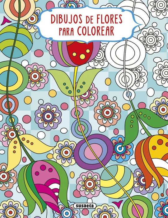 DIBUJOS DE FLORES PARA COLOREAR - 4