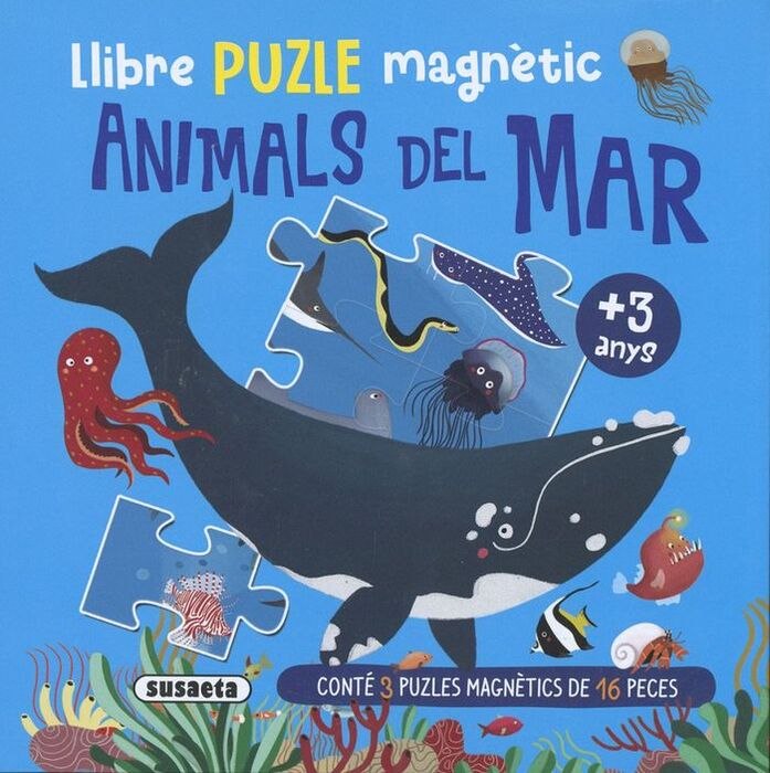 ANIMALS DEL MAR (LLIBRE PUZLE MAGNETIC)