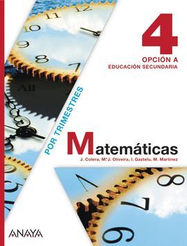 MATEMATICAS 4. OPCION A - 4º ESO