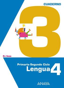 LENGUA 4. CUADERNO 3 - EN LÍNEA - 4º ED. PRIM.