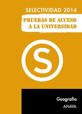 GEOGRAFÍA. SELECTIVIDAD 2014