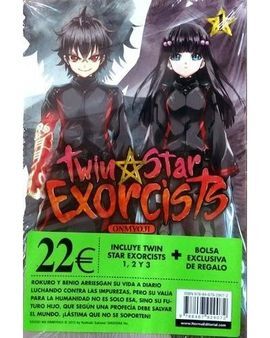 PACKS PROMOCION SALON TWIN STAR EXORCISTS 1+2+3+BOLSA