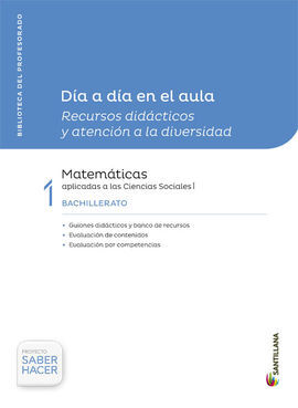 DÍA A DÍA - MATEMÁTICAS PARA CIENCIAS SOCIALES - 1º BACH. (CAST)