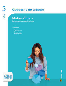 CUADERNO ESTUDIO - MATEMÁTICAS ACADÉMICAS - 3º ESO CAST