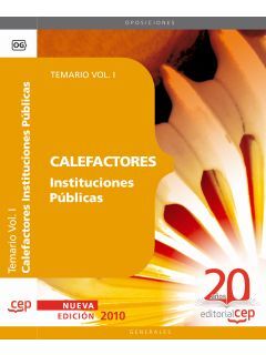 CALEFACTORES INSTITUCIONES PÚBLICAS. TEMARIO VOL. I.
