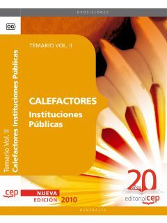 CALEFACTORES INSTITUCIONES PÚBLICAS. TEMARIO VOL. II.