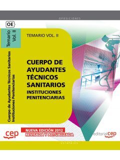 CUERPO DE AYUDANTES TÉCNICOS SANITARIOS DE INSTITUCIONES PENITENCIARIAS. TEMARIO