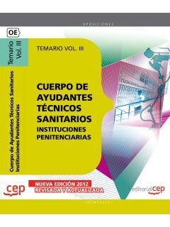 CUERPO DE AYUDANTES TÉCNICOS SANITARIOS DE INSTITUCIONES PENITENCIARIAS. TEMARIO