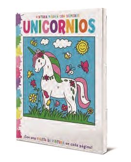 PINTURA MAGICA CON NUMEROS - UNICORNIOS