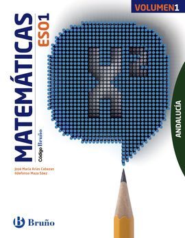 CÓDIGO BRUÑO - MATEMÁTICAS - 1º ESO (ANDALUCÍA) - 3 VOLÚMENES