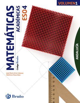 CÓDIGO BRUÑO - MATEMÁTICAS ACADÉMICAS - 4º ESO - ANDALUCÍA - 3 VOLÚMENES