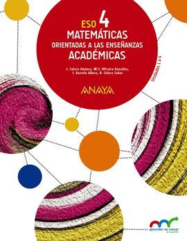 MATEMÁTICAS ORIENTADAS A LAS ENSEÑANZAS ACADÉMICAS 4