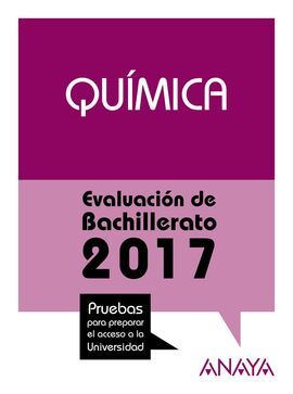 QUÍMICA. SELECTIVIDAD 2017