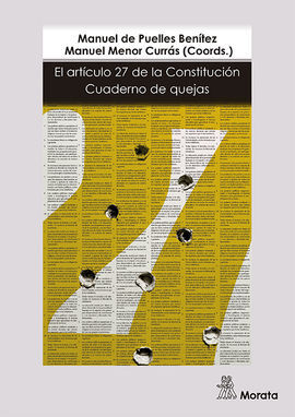 EL ARTÍCULO 27 DE LA CONSTITUCIÓN: CUADERNO DE QUEJAS