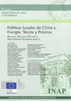 POLÍTICAS LOCALES DE CLIMA Y ENERGÍA: TEORÍA Y PRÁ