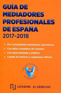 GUIA DE MEDIADORES PROFESIONALES DE ESPAÑA 2017-20