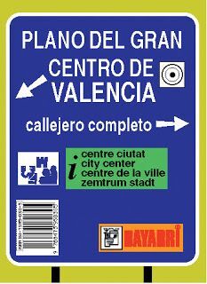 PLANO DEL GRAN CENTRO DE VALENCIA
