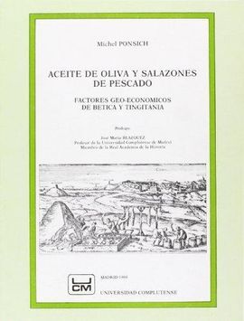 ACEITE DE OLIVA Y SALAZONES DE PESCADO