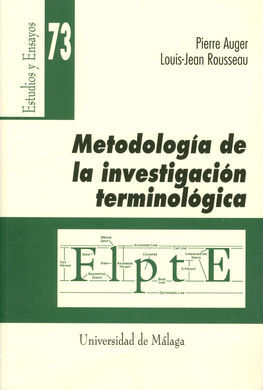 METODOLOGÍA DE LA INVESTIGACIÓN TERMINOLÓGICA