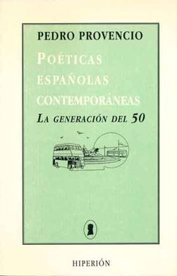 POÉTICAS ESPAÑOLAS CONTEMPORÁNEAS 1