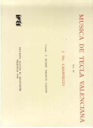MÃSICA DE TECLA VALENCIANA. (T.4)