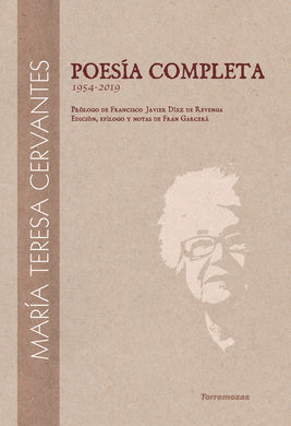 POESÍA COMPLETA DE MARÍA TERESA CERVANTES