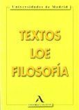 FILOSOFÍA - TEXTOS - 2º BACH.