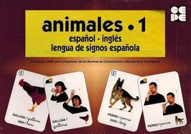 ANIMALES 1 ESPAÑOL INGLES LENGUA DE SIGNOS ESPAÑOLA