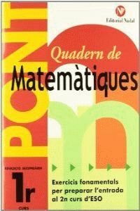 PONT MATEMÀTIQUES 1R ESO