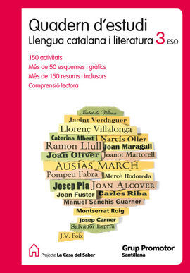 QUADERN D´ESTUDI LLENGUA I LITERATURA 3 ESO LA CASA DEL SABER