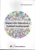 INSPECCIÓN EDUCATIVA Y CALIDAD INSTITUCIONAL