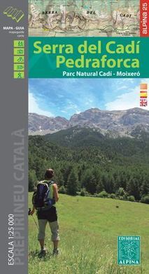 SERRA DE CADI PEDRAFORCA 1:25.000