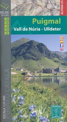 PUIGMAL 1:25.000 VALL DE NURIA ULLDETER -ALPINA