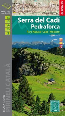 SERRA DE CADI PEDRAFORCA 1:25.000