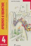 APRENDO A REDACTAR - 4Âº ED. PRIM.
