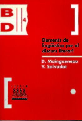 ELEMENTS DE LINGÃÃSTICA PER A UN DISCURS LITERARI