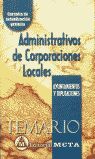 ADMINISTRATIVOS DE CORPORACIONES LOCALES (TEMARIO) 2004