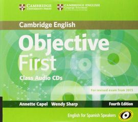 OBJECTIVE FIRST FOR SPANISH SPEAKERS CLASS AUDIO CDS (3) 4TH EDITION