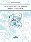 DONUM AMICITIAE ESTUDIOS EN HOMENAJE AL PROFESOR VICENTE PICÓN GARCÍA