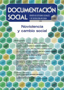 DOCUMENTACION SOCIAL 182/NOVIOLENCIA Y CAMBIO SOCIAL